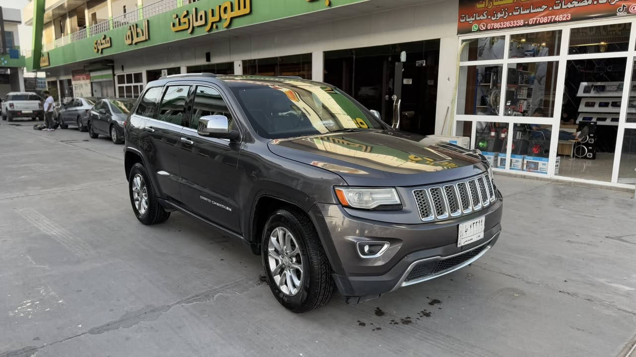 جيب كراند شيروكي لمتد 2015
السعر المطلوب 185 $
وارد أمريكي | LIMITED 
رقم بغداد مشروع وطني
1C4RJFBG7FC143004

المواصفات:

 • محرك 6 سلندر 3600
 • فور ويل (4×4)
 • ممشى 112 ألف مايل
 • فتحة سقف
 • مقاعد جلد
 • تدفئة مقاعد أمامي + خلفي
 • ستيرن تدفئة
 • نقطة عمياء
 • مرايا جانبية تعتيم أوتو
 • إشارات بالمرايا
 • كير طيارة
 • شفتات بالستيرن
 • ذاكرة وضعيات للمقعد
 • مقاعد كهرباء
 • باب صندوق كهربائي
 • شاشة كبيرة
 • مرايا قلاب
 • حساسات خلفية
 • لايتات زينون
 • تشغيل عن بعد

⚙️ الميكانيك:
المحرك والكير بحالة ممتازة وما بيهم أي مشاكل على وضع الشركه.

📌 الملاحظات:
السيارة وارد أمريكي، بيها بنيد + جاملغ  ايمين وخشم الجاملغ الأيسر وبيها طخه بالعراق ومتصلحه بالباب والايربك طاك.
السياره بيها ملاحظات بسيطة
📞 للاستفسار والمشاهدة على الخاص
***********
وارد أمريكي | LIMITED 
السعر المطلوب 185
المواصفات:

 • محرك 6 سلندر 3600
 • فور ويل (4×4)
 • ممشى 112 ألف مايل
 • فتحة سقف
 • مقاعد جلد
 • تدفئة مقاعد أمامي + خلفي
 • ستيرن تدفئة
 • نقطة عمياء
 • مرايا جانبية تعتيم أوتو
 • إشارات بالمرايا
 • قير طيارة
 • شفتات بالستيرن
 • ذاكرة وضعيات للمقعد
 • مقاعد كهرباء
 • باب صندوق كهربائي
 • شاشة كبيرة
 • مرايا قلاب
 • حساسات خلفية
 • لايتات زينون
 • تشغيل عن بعد

⚙️ الميكانيك:
المحرك والقير بحالة ممتازة وما بيهم أي مشاكل على وضع الشركه .

📌 الملاحظات:
السيارة وارد أمريكي، بيها بنيد + جاملغ ايمن وخشم الجاملغ الأيسر وبيها تصليح ضربه خفيفه ببغداد والايربك طاك.
السياره بيها  ملاحظات بسيطه 
📞 للاستفسار والمشاهدة على الخاص
او على الواتساب
***********
