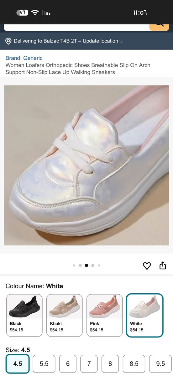 حذاء رياضي بتصميم أنيق ومريح ووزن صفرر
شوفوا السعر بالموقع ويمنا ببلاشش🤦🏼‍♀️😌 
قياس ٣٧


**إذا كنت صاحب هذا الإعلان وتريد حذفه لأي سبب، رجاءا أرسل رسالة إلى الدعم الفني**