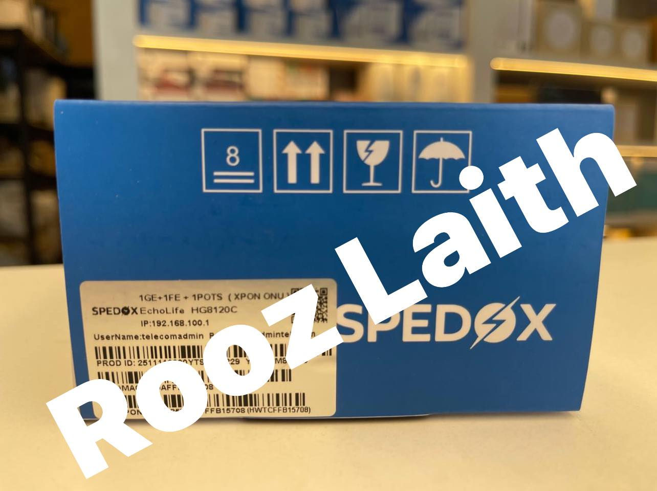 Onu spedox  1G 
سوفت وير هواوي ازرق 
ضمان ستة اشهر 

📞 للاستفسار والمراسلة يرجى التواصل خاص أو عبر الأرقام.
🚚 متوفر توصيل  داخل بغداد وباقي المحافظات


**إذا كنت صاحب هذا الإعلان وتريد حذفه لأي سبب، رجاءا أرسل رسالة إلى الدعم الفني**