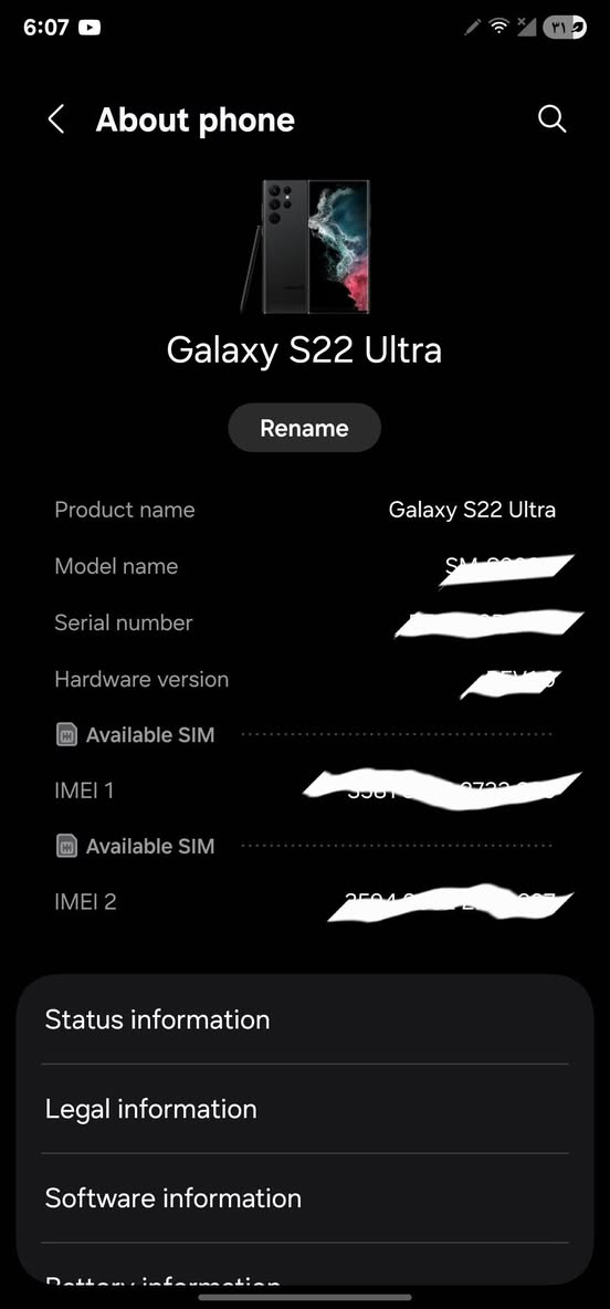 السلام عليكم
اس 22 الترا امريكي مستعمل جديد جديد 

ذاكرة 256 تك سيم كارت  لون اسود الجهاز انضف واحلا من الصور  السعر 540 الف الجهاز كامرة وشاشة لو زلغ مابيها وكلش حلو بل استخدام مرتب ونضيف وكشخة للاستفتسار اكثر خاص او اتصل ***********
