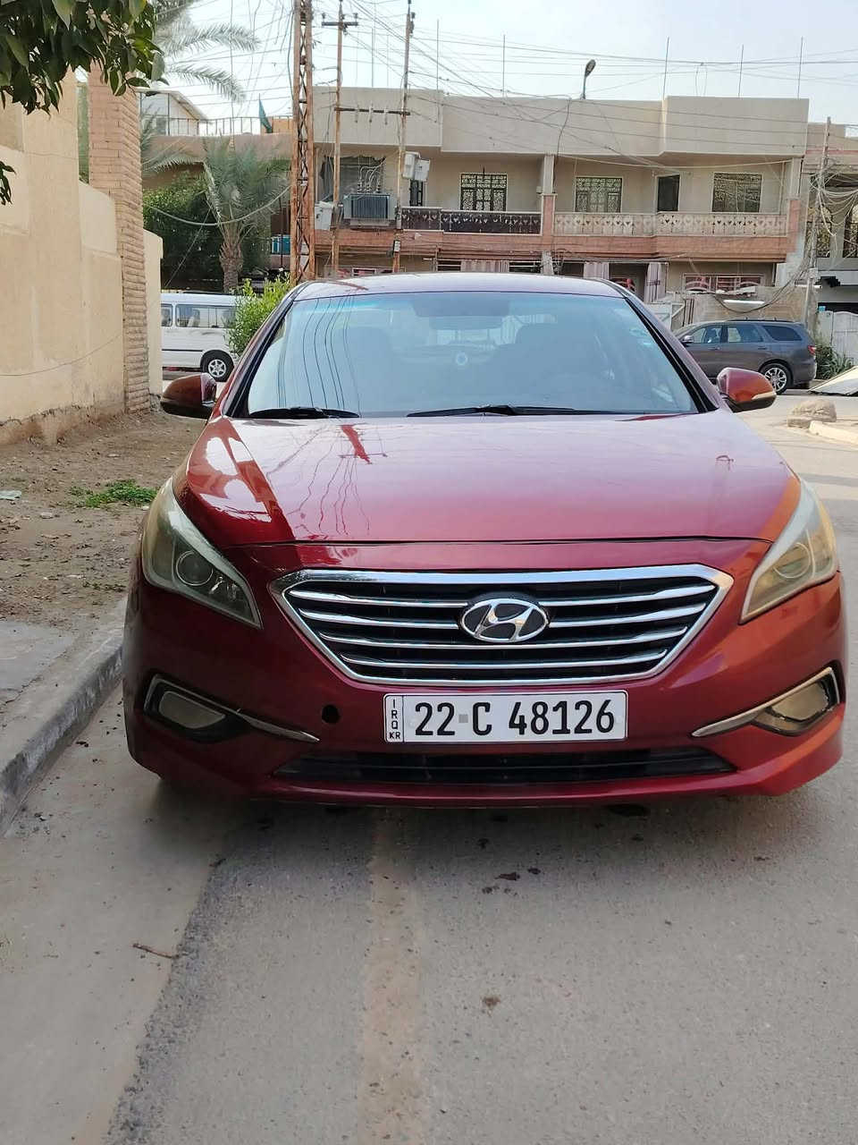 سلام عليكم سوناته خليجي موديل 2016 رقم اربيل بسمي هزه وفحص كله جديد سنويه 2030 بيهه جاملغ وربع بنيد صبغ بدون دواخل محرك 2400  دوش محرك كير صدر كله جديد سياره جاهزه 
مكاني بغداد بل الحسينيه مال الرشديه قرب مرور 
ايي استفسار اتصل على الرقم ***********
السعر 120وبيهه مجال بسيط
