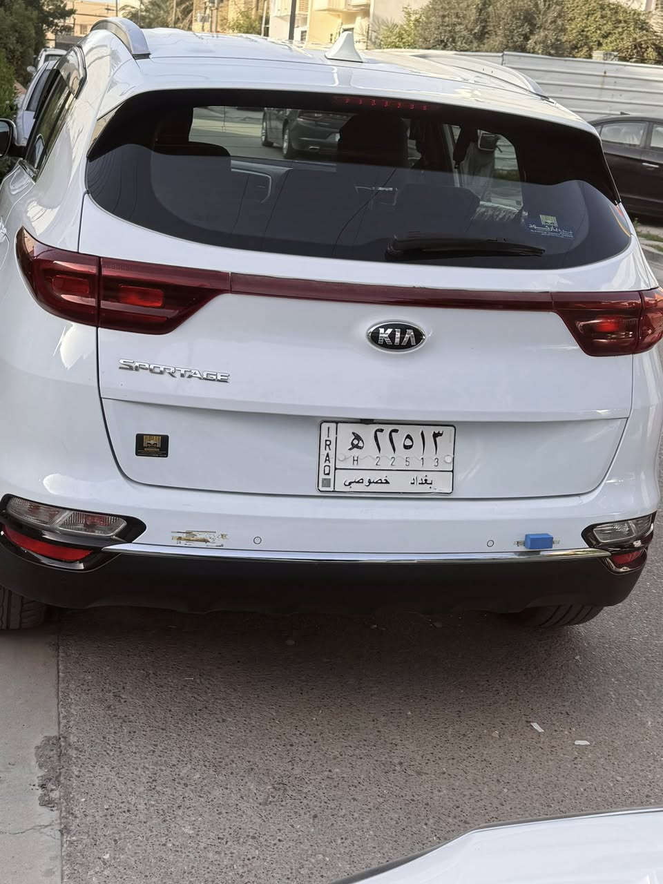 سلام وعليكم بسبب الوعود الكاذبة تم تنزيل السعر سبورتج موديل 21 مواصفات عادية اريل انفكيشن شاشه كامره حساس خلفي بيها سعرها 190عنوان بغداد حي العامل ***********
