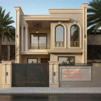 تصميم دار بمساحة 100m 10m×10m بنمط واجهه نيو كلاسك انيقه  نحوّل أفكارك...