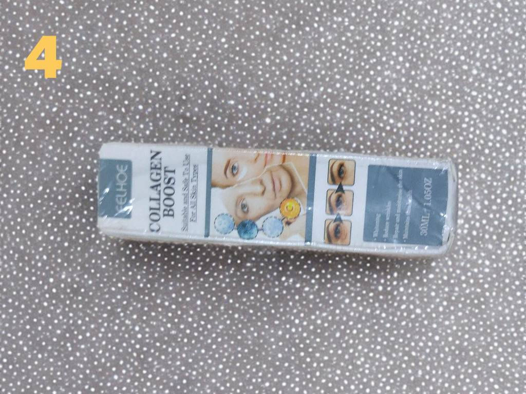 منتجات عناية بالبشرة والشعر 
1/للبشرة فقط 
اداة تحتوي على مسامير 
تشد البشرة وتعطي نظارة 
تزيل التجاعيد 
تفتح المسامات 
بحيث يمتص زيوت العناية بالبشرة .وتسد المسامات الواسعة 

ملاحظة 
اذا اكو حب شباب اوصدفية او مشكلة بالبشرة يمنع استخدامها بالمنطقة المصابة 
السعر 5 الاف

2/كريم تحت العين 
لتفتيح وازالة الهالات السوداء ويرطب المنطقة
السعر 2 الف

3/جل مزيل اظافر 
السعر2 الف 

4/و 8/
كولاجين للبشره نوعين 
يعمل على ترطيب البشرة و شد البشرة و ينطي نضارة طبيعية 
رقم 4سعره 3  الاف
رقم 8سعره 8  الاف

 5/
الاحمر للتجاعيد
الازرق للهالات السوداء تحت العين 
الاخضر شامبو  صبغ اسود للشيب
القطعة ب2

6/شامبو لصبغ الشعر لون اسود 
13 الف

7/مخدر لازالة الشعر 
والتاتو وازالة التاتو 
السعر 3

9/صمغ رموش 
السعر2

10/eye shadow
150لون 
مواد طبيعية متسبب حساسية
 ولا تأذي البشرة 
تحافظ على البشرة
السعر بالتخفيض الحالي 
20 الف

11/نوع ثاني eyeshadow 
 مواد طبيعية متسبب حساسية 
السعر 15 الاف 

  
12/يزيل التجاعيد 
يرطب البشرة ويعطي نضارة ويعالج المسامات الواسعة 
السعر 8


**إذا كنت صاحب هذا الإعلان وتريد حذفه لأي سبب، رجاءا أرسل رسالة إلى الدعم الفني**