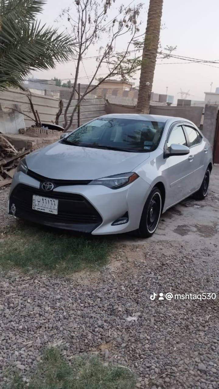 للبيع كورلا 2019
Le
لون رصاصي سلفري 
سياره موصفاتها 
شاشه 
كامره دواره 
تحكمات ستيرن 
رادار امامي 
حساسات خلفيه 
رقم بغداد بأسمي 
موصفاتها المعروفه 
حادثها ربع بنيد وجاملغ 
اكفل شاصي لغد ايرباك 
بيدون ايرباك وبيدون دواخل كلها 
مكفوله 
ماشيه 85 حقيقي 
السعر 138وييها مجال بسيط 
مكاني بغداد حي الخضراء مقابيل العامريه
***********
