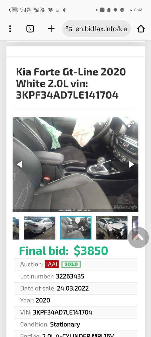 سلام عليكم سياره كيا فورتي مديل 2020 رقمها بغداد الانكليزي الحادث كدامك مراوس فقط جارجر أوباما أو سياره 7 راكب بس كون مو تعبانه ونتفق عل فرق عنوانها بغداد الجديده الرقم *********** واتساب
