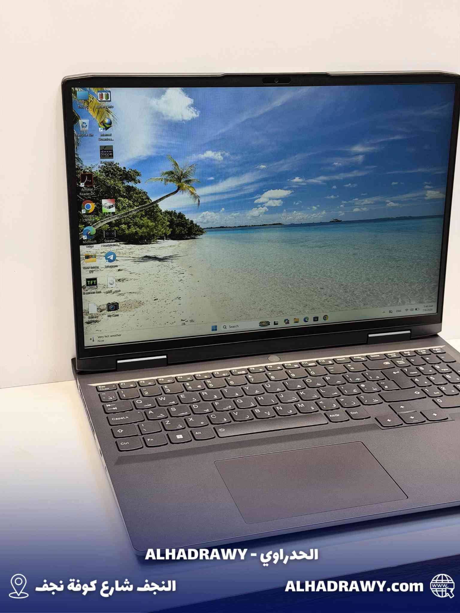 ⁨	🔥 Lenovo LOQ 15IRH8 - مستخدم 🔥
 
 ✅ Intel Core i7-13620H الجيل 13
 ✅ RAM 16GB DDR5 5200MHz
 ✅ SSD NVMe 512GB
 ✅ RTX 4060 8GB GDDR6 (115W)
 ✅ شاشة 15.6” FHD IPS 144Hz
 ✅ كيبورد عربي + إنكليزي بإضاءة خلفية
 ✅ لون Storm Grey
 
 💰 السعر نقداً: 1,400,000 دينار عراقي
 
 🎮 أداء قوي للألعاب الحديثة
 🎨 مناسب للتصميم والمونتاج والهندسة
 ⚡ معالج جيل 13 وكارت RTX 4060 بكامل القوة
 
 📍 معرض الحدراوي - النجف
 🚚 توصيل داخل النجف وجميع المحافظات
 🛡️ ضمان اسبوع⁩


**إذا كنت صاحب هذا الإعلان وتريد حذفه لأي سبب، رجاءا أرسل رسالة إلى الدعم الفني**