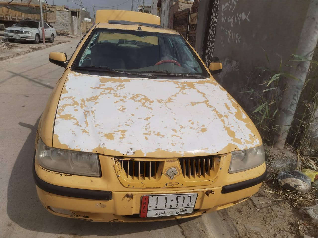 السلام عليكم سمند للبيع موديل 2011 رقم مثنى غرامات وهيئه مصفره مكينه توني مجفتها غراض اصلي كير حداديه كله جديد خياس مابيها التواصل عل الرقم *********** العنوان الديوانيه
