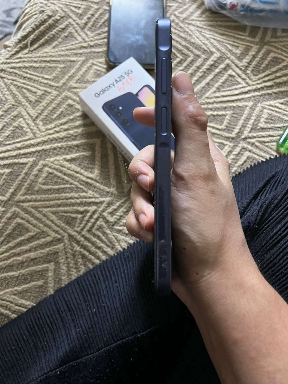 سلام عليكم كلكسي a25 ذاكره 128 عشوائيه 6 جهاز ممفتوح نضيف كلش رايده ب225 وبي مجال بسيط مكاني بغداد الدوره *********** واتساب مازنجر فقط
