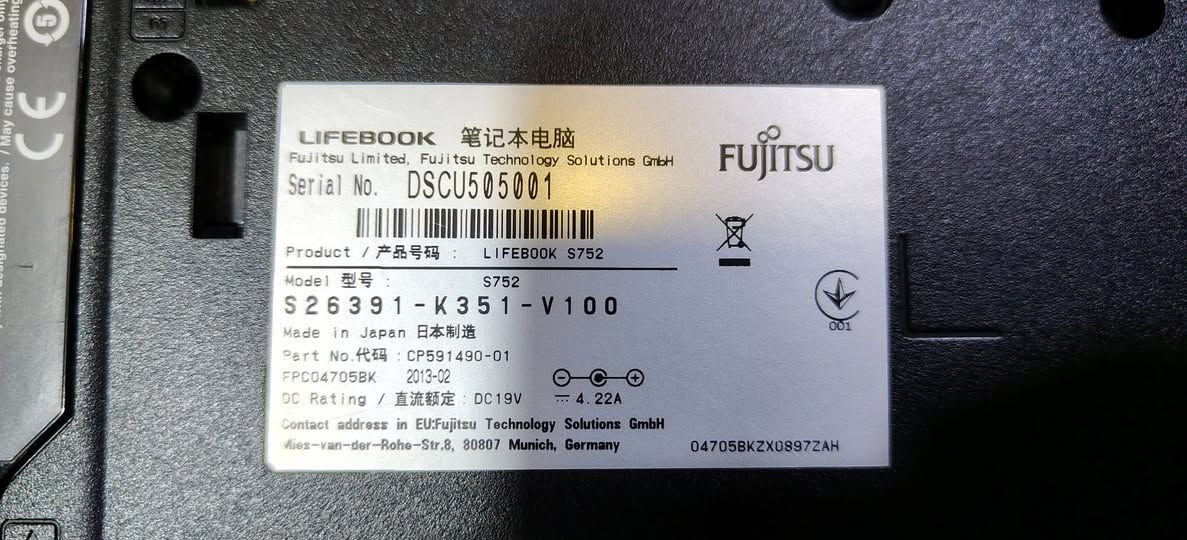 لابتوب فوجتسو ياباني بطاريه منتهيه 
كور آي 5 جيل ثالث رام 4 هارد 320 hdd ملحقاته شاحن فقط
السعر 100 الف


**إذا كنت صاحب هذا الإعلان وتريد حذفه لأي سبب، رجاءا أرسل رسالة إلى الدعم الفني**