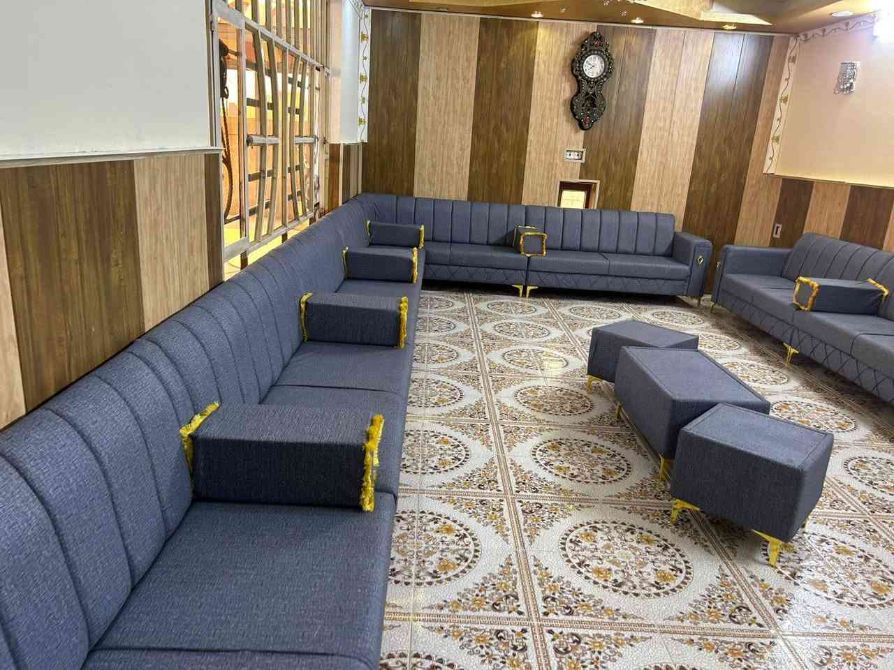 معمل نجارة الايهم 
⚜️ديوان حديث بأسلوب معاصر ومميز⚜️
تم تسليم طلب احد الزبائن في المدائن 
 شايف كل الخير 
***********

حسب طلب الزبون والمساحه المطلوبه🔨✂️
كادر محترف في التصميم والتنفيذ 👌
يوجد كادر متخصص لأخذ القياسات 📝

مصنوع من ارقى الاخشاب الطبيعيه👍
من خشب الچام الروسي المجفف🌞
والسنديان الامريكي 👌
والزان المصري ⚒️
خامات واقمشه مستورده جيدا جداً🛋

قماش خاصيه waterproofing

امكانيه تغيير لون الخشب والاقمشه حسب رغبه الزبون

العنوان - بغداد بسماية الشارع العام مقابيل مستشفى الجامعة اللبناني

للاستفسار يرجى مراسلتنا على بريد الصفحه📩
خدمة اخذ القياس مجانآ
خدمة النقل والشد مجانآ 🚚
او الاتصال📞
***********
***********📲
