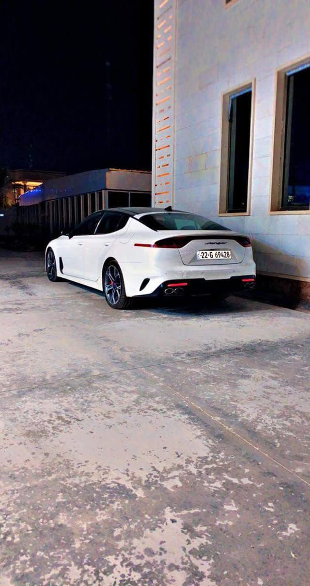 كيا ستنگر موديل 2018 GT2
مكينة V6 تون تيربو عليهة تزويد ستيج وان يم گراج كاربون 

المواصفات 

داتة شو 

گير ماوس 

كشنات تدفئة تبريد 

مقاعد خزن ميموري 

مقاعد الامامية كهرباء 

شفتات ستيرن 

رادار امامي وجانبي خلفي 

توقف ذاتي 

اطفاء ذاتي

قيادة ذاتية وتحديد مسار 

صندوگ كهرباء ينفتح عند الاقتراب 

مري شفط 

بنوراما 

داخل كاربون فايبر 

فجوج برمبو 

السيارة تو ويل دفع خلفي 

ماشية 55000

عليهة صيانة وتزويد يم گراج كاربون 

الحادث بامريكا كلش بسيط بون ايرباك مجرد فعصة بالبنيد 

وداير الجاملغ الخلفي صبغ فقط

السعر 185

0782 284 7564
