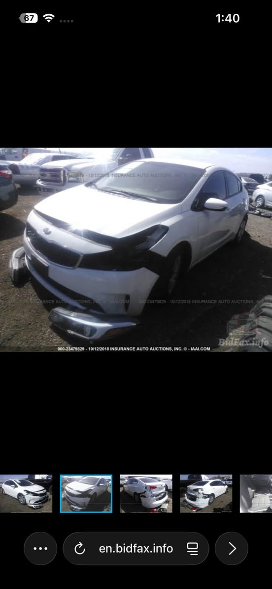 اقره المنشور قبل لا تتصل
بيع مباشر مستعجل 
كيا فورتي 2017 وارد امريكي كلين 
محرك 2000 دوش كير اي تي 
شاشة كار بلي + تحكم ستيرن 
حادثها بالعراق بابين السايق والخلفي وجاملغ خلفي صبغ فقط بدون دواخل والجهه الثاني مال السكن بابين وجاملغ خلفي صبغ فقط بدون دواخل بدون ايرباك بدون شواصي مكفوله عدا الصبغ بجم كبس من امريكا تبريد بلادي صدر جديد باتري جديد سيارة جديدة حيل تجي وتشوف بعينك مستعجل سعرها
تريد تحويل تريد وكاله حاضر اني  
105 للشراي غير متواجد عالفيس اتصل وتامر امر ***********
