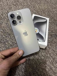 آيفون ١٥ بروماكس • ذاكرة ٢٥٦ • بطارية ٩٥