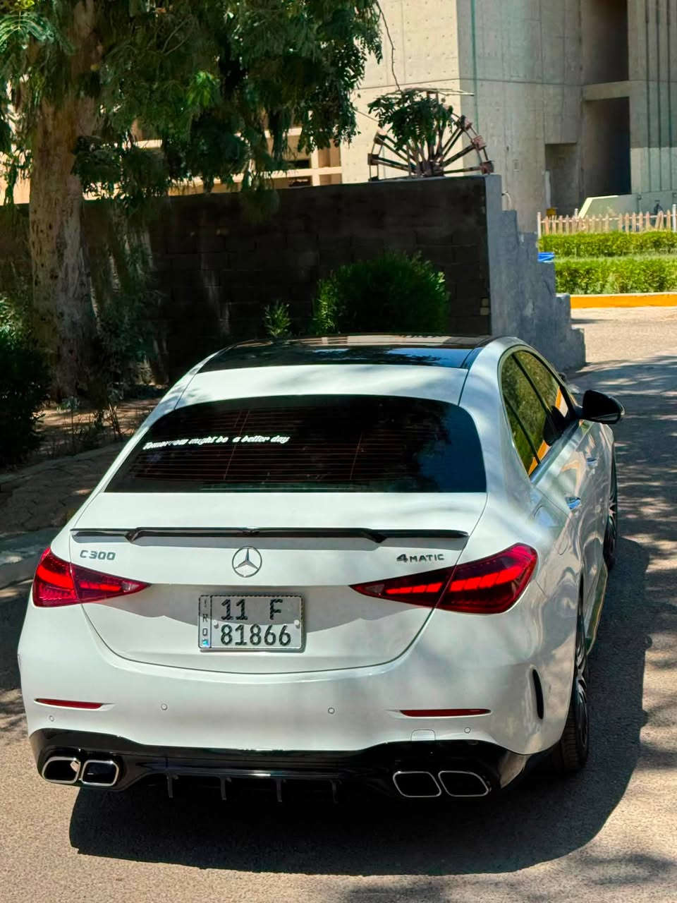 السلام عليكم

مرسيدس بنز C 300 موديل 2024 وارد كندي بيها 3 قطع تبديل
اصلي وبارد يعني بدون صبغ ابدد
عليها كت Amg
مواصفات سلايد فتحة سقف
بصمة وبصمة ابواب
انارة داخلية الوان
محرك كير واير بشرط مامفتوح
فول فول مواصفات شاشة كبيرة لمس كاميرات محيطية
حاسة رادارات كشن جلد
شفتات استيرن 
وبعد هواي مواصفات 
وسونر بلمنشور 
رقم بغداد المكان بغداد الطالبيه
للاستفسار ***********
