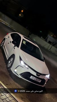 للبيع كورلا موديل 2025 هايبرد شكل الخليجي كفاله عامه عدا رصعتين بل جام...