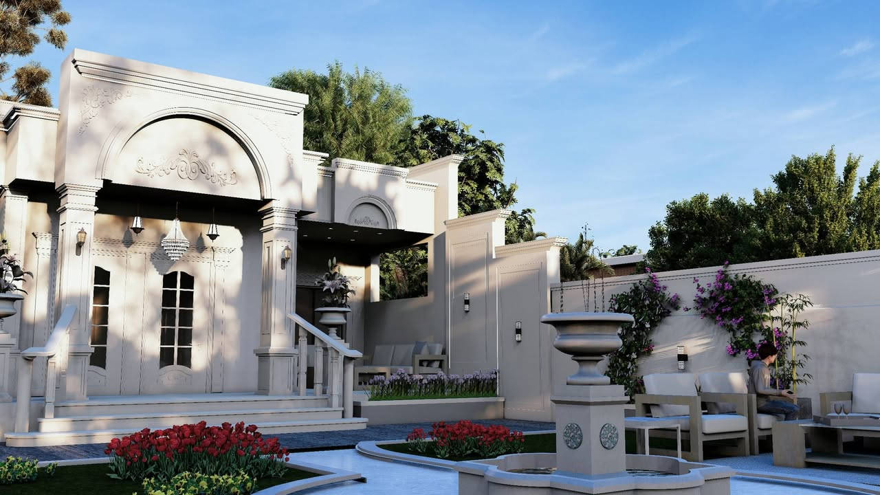 🏛️ مو كل بيت بطابق واحد… يكون بهالهيبة.
تصميم منزل مميّز يجمع بين الفخامة والراحة، توزيع ذكي للفراغات، وحديقة خارجية تعطي البيت نَفَس وحياة.
📐 مساحة الأرض: 500 م²
🏠 مساحة البناء: 160 م²
🌿 حديقة خارجية متكاملة
🚗 كراج لسيارتين
🎨 تصميم خارجي كما هو موضّح بالصور
هذا المشروع يلخّص فكرتنا بالتصميم:
جمال يدوم، وظيفة مدروسة، وواجهة تحچي عن ذوق صاحبها.
📞 للتواصل:
***********
✍️ المهندس المعماري ماجد الحديدي
تصميم معماري –مخططات - واجهات-مباني تجارية – إشراف 
 📍 الموصل
هكذا يكون التصميم… فكرة، مخطط، ثم تنفيذ."
