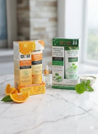 هل تعانين من تصبغات أو حب شباب؟ مع مجموعة ADS، الحل أصبح أسهل! 🍊🍃 • لل...