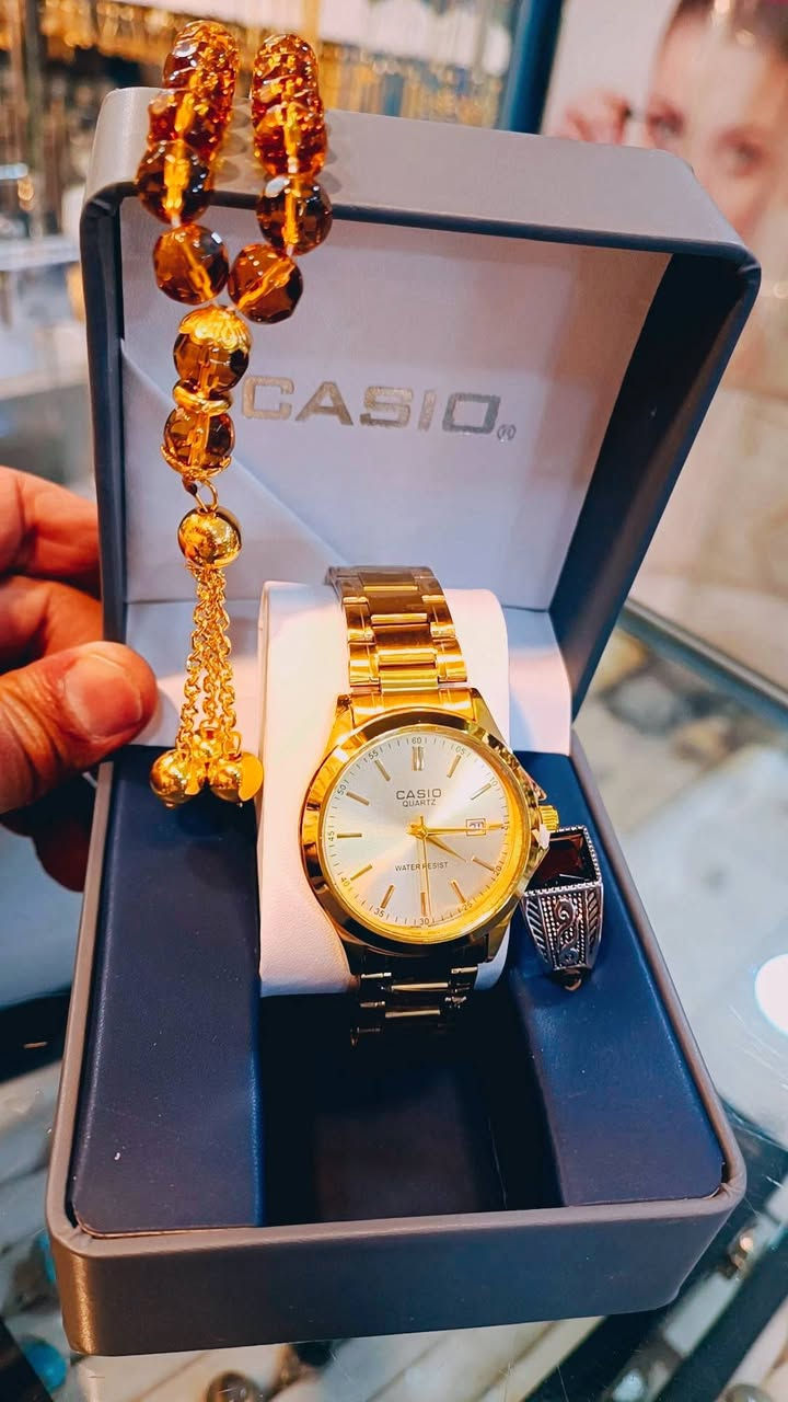 سيت ساعة رجالي CASIO 
مع العلبة casio بالإضافة الى سبحة وخاتم

#CASIO #ساعة_كاسيو


**إذا كنت صاحب هذا الإعلان وتريد حذفه لأي سبب، رجاءا أرسل رسالة إلى الدعم الفني**