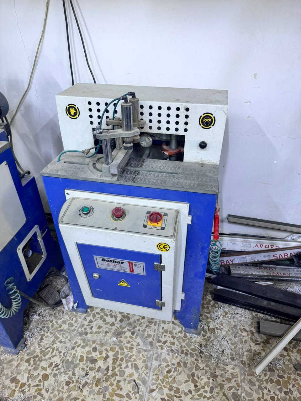 معمل pvc للبيع نوع سيشار 5 مكائن سنكل مع كمبريسر جاهز للعمل ونظيف جداً 
***********
