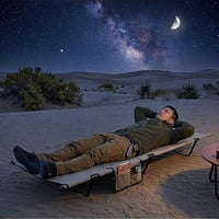 سرير سفاري • قابل للطي • ١٩٢×٦٩×١٨٫٥ سم