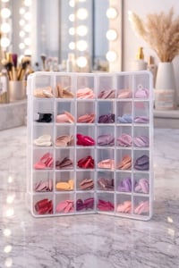 العلبة اظافر    تحتوي على 30 لون أظافر و 360 قطعة   الأظافر الصناعية (...