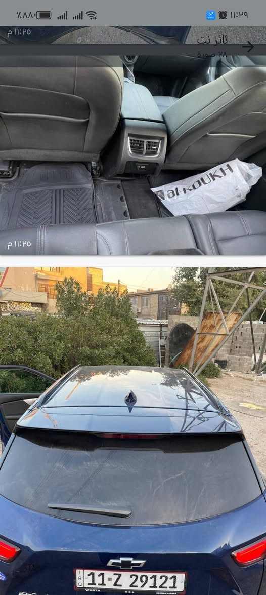بلايزر 2023 وارد كندي بدون صبغ بدون شاصي الحادث موضح بل صور محرك 6 سلندر رقم بغداد ماشية 13 الف سعر 23 الف ***********
