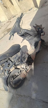 دراجة فراشة • حادث • على وضعه