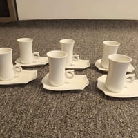 استكانات • ابيض • زجاج