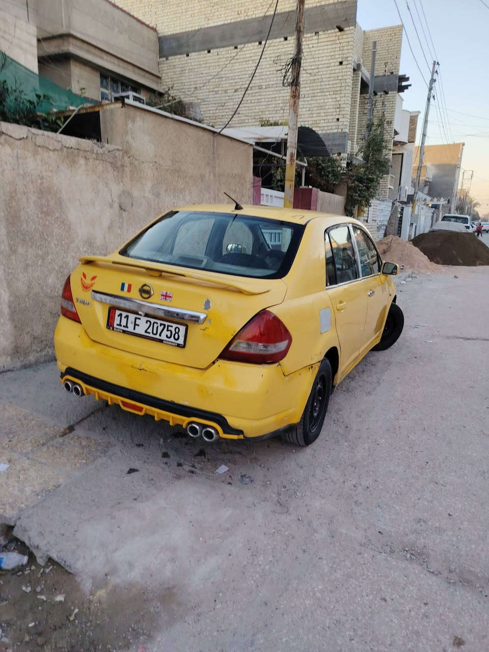 بيع او مراوس نيسان تيدا 2008 رقم بغداد انكليزي السعر 48 بيهه نقص مشط ستيرن ودبلات امامي والكير بي طبه بلثاني مكينه جديده دواخل نظيفه ضربه جاملغ امامي وبيهه طخطخات العنوان الدوره حي المعلمين ***********
