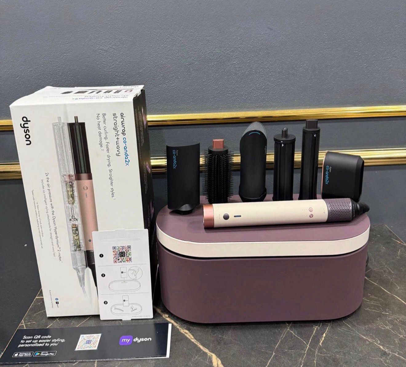 Dyson airwrap co-anda 2x iraq 🔥
سشوار دايسون كواندا x2 
***********
