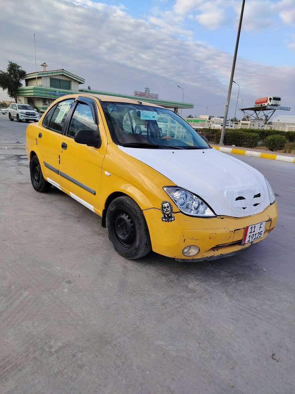 للبيع طيبه تكسي  2015 رقم بغداد انگليزي سنويه لل 27 هزه جديده  خط وبحث وغرامات مصفره سياره جاهزهه
كفاله عامه من الصبغ والضربه بيهه بارد شبر بل بنيد يم الشباك  كير ومحرك وحداديه خير من الله مكان السيارة واسط الصويره *********** السعر 35 بيهه مجال بيع فقط الشراي يتصل خاص ما موجود
