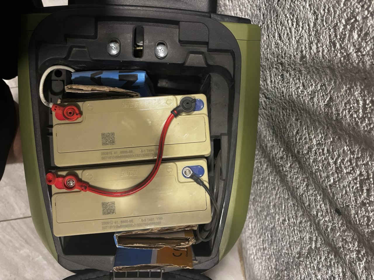 دراجه ريان R900
حجم الملف1200W✅

نظام البريك دسك البريك الامامي وخلفي يعمل بنظام مانع انزلاق✅

عدد البطاريات 5✅

حجم التاير 10/300✅

شاشه ايباد تحديد اعطال دبل اشاره ✅

شاحن لموبايل جهاز انذار مانع لسرقه ✅

ثلاث سرع بريك هايدروليك 

للاستفسار الاتصال ***********واتساب 
سعر620
