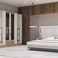 ايزا • غرفة نوم ١١قطعه • سرير مخزن