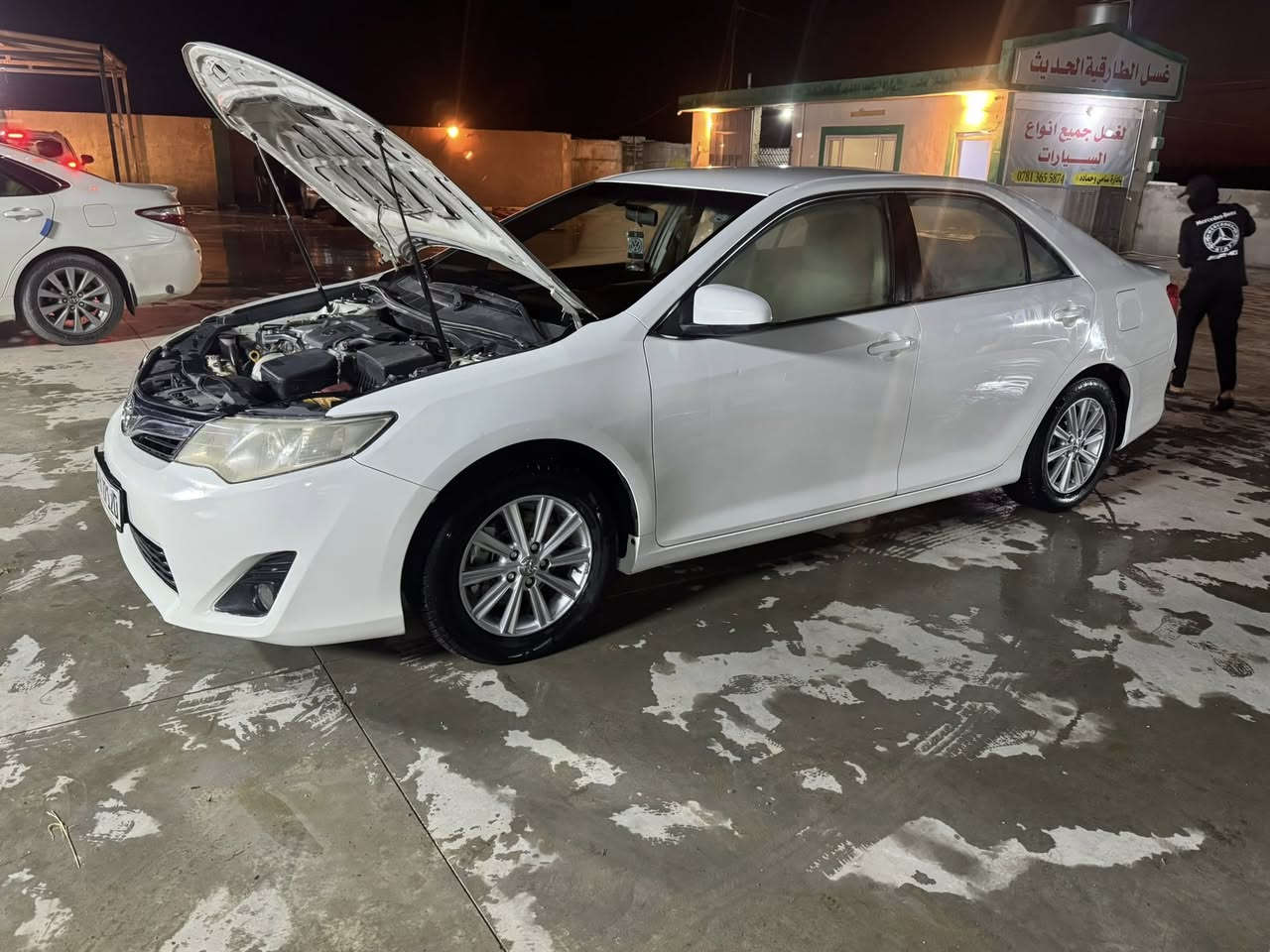 كامري ٢٠١٢ مواصفات LE خليجي 
رقم اربيل دولي باسمي 
 كلين  
محرك ٢٥٠٠ 
تبريد قطعتين 
منضومة زنون ١٣٠ $
واتساب ***********. 
مكان السياره كركوك 
السعر ١٥٢ بيه مجال
