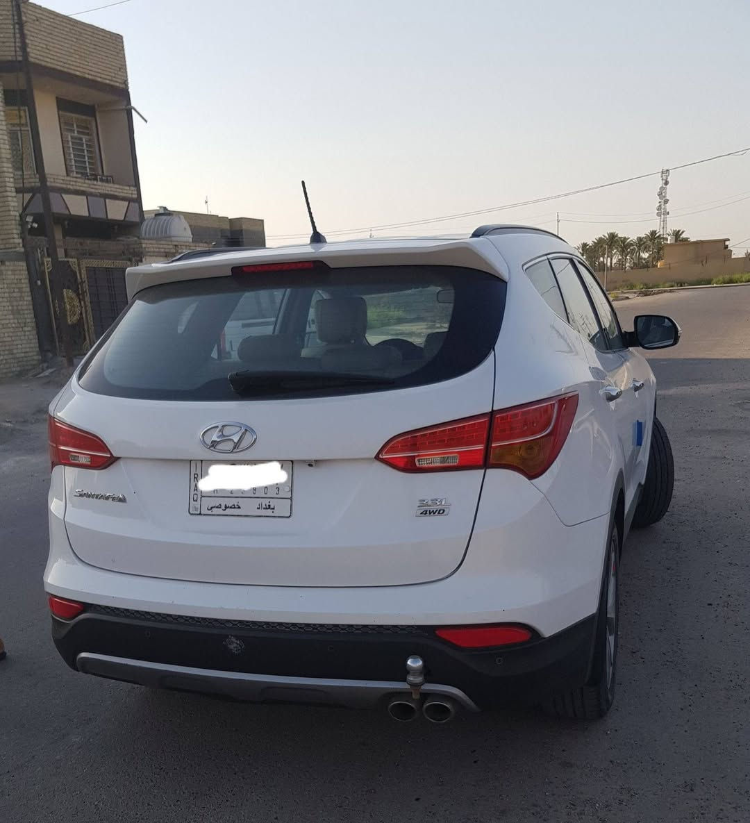 السلام عليكم.
سنتافي 2016 خليجي كفالة عامة
 6 سلندر 7 راكب فور ويل رقم بغداد ماشية 123الف مواصفات نص فول بصمة شاشة كامره خلفية حساسات مقاعد جلد تحكم مقاعد كهرباء تحكم ستيرن جهتين مري شفط وهواي مواصفات بعد ماذكرتهن عنواني بغداد المحمودية متواجد خاص + واتساب +اتصال 
***********
***********
