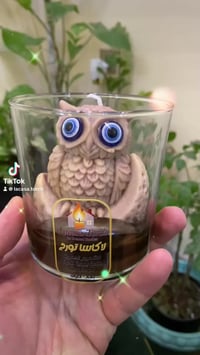 شموع بومة الحظ • لاكاسا تورج • شموع يدوية بغداد