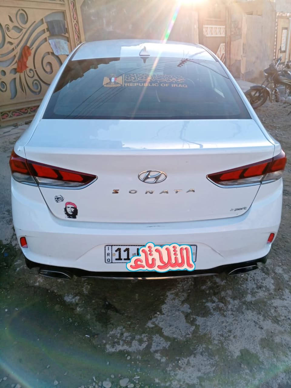 بلاش جوه السوك السلام عليكم سوناتا 2018 شكل 19 سبورت فول بغداد دولي
سوناتا حادث يم الرقم الخلفي وبيها جاملغ وبنيد رش اثر طخه بسيطه كلش بدون ايرباك وبيها شويه صبغ اثر تشليع ناشر السونار وصورها قبل الصبغ السياره ورد مكينتها ٢٤٠٠ جي دي اي 
فوال مواصفات 
بصمه 
فتحه
شاشه كامرا 
ويلكب سجين
حساسات خلفيه لدات خلفيه
رادارات جانبيه
جلد هيترات كشن كهرباء
دبل صالنصه
سعرها ١١٧ بيها شي مجال والله ماكو هيج سعر الشراي يجي مو يكلي امسح المنشور مكاني ديالى
***********
