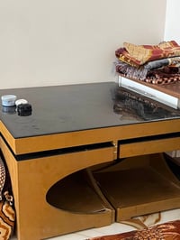 اثاث مستعمل للبيع ميز طعام ويا 6 كراسي تخم قنفات معرض خشب ثقيل باب اول...