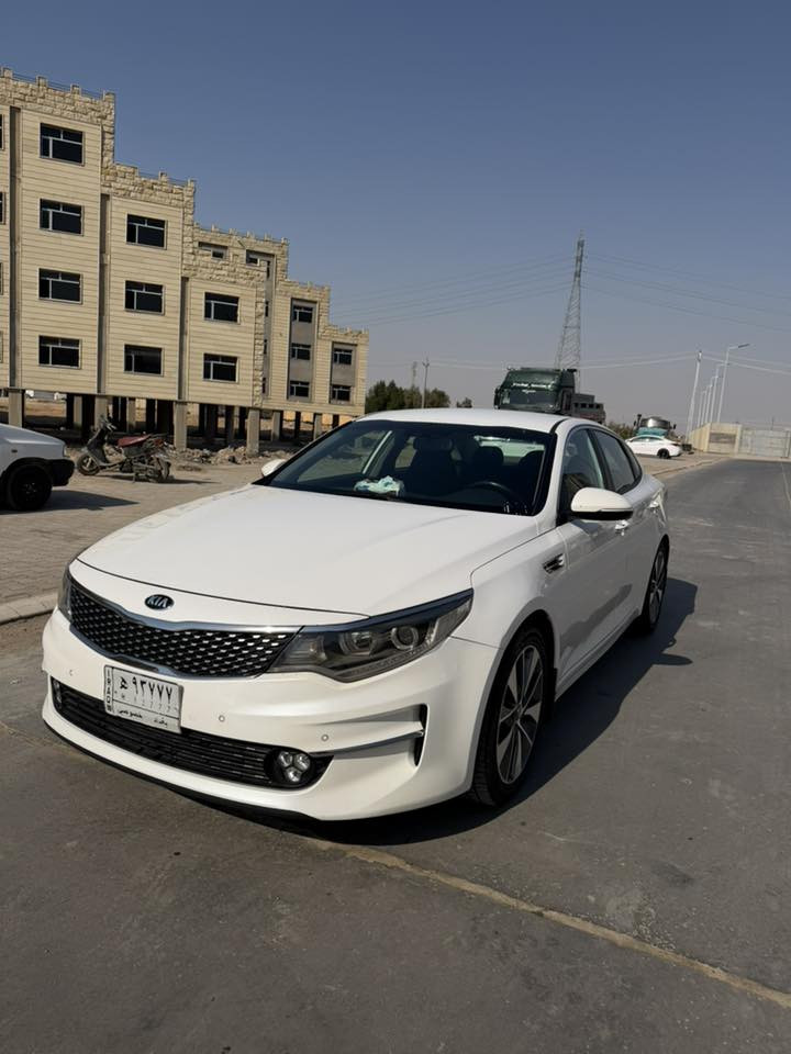سلام عليكم كيا اوبتما بيع فقط رقم بغداد موديل 2016 فول مواصفات بصمه 2400 جديده لوك ماشيه 70 الف 
للاستفسار ***********
