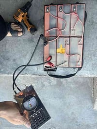 للبيع موطور شحن 2025 سته باتري اخو الجديد باتريات كلهن 10ونص فحص اليوم...