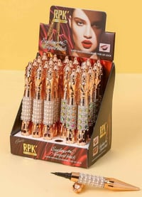 قلم ايلاينر • كريستال ذهبي • ضد الماء