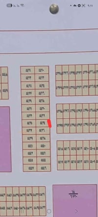 قطعه ١٠٠ متر بالمراتب طابو ملك صرف  الوجه ٥ متر والنزال ٢٠ السعر ٢٦ مع...