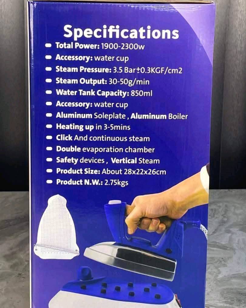 مكواة الخياطين 🤩💫 توفر من جديد 
🔥 مكوى أمبليوم للخياطين المحترفين! 🔥
مكوى بمقبض خشبي – الأداة المثالية لكل من يبحث عن الدقة والاحترافية في الكي 👔✂️
💪 بقوة 3.5 بار حقيقي 
⚡ 2200 واط
💧 خزان بسعة 800 مل
💥 قاعدة كي ضد الحرق واللصق واللمعان بالملابس 
✨كفر حماية هدية 🎉
🛠️ ضمان لمدة سنة من تاريخ الشراء.

🚚 توصيل جميع المحافظات 
للحجز مراسلة الصفحة 💌💌
او الاتصال ***********
