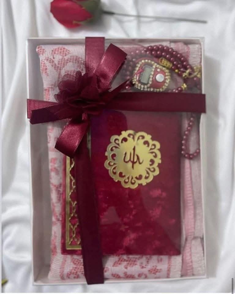 بكج عيد الام ايتكون من:
سجاده صلاه
خاتم تسبيح
مسبحه 
قران


**إذا كنت صاحب هذا الإعلان وتريد حذفه لأي سبب، رجاءا أرسل رسالة إلى الدعم الفني**