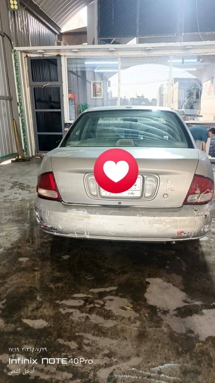 يالله سلام عليكم نيسان سنترا موديل ٢٠٠١ وارد أمريكي حادثه فقط بحاجب البنيد فوق لايت سياره خير من الله كير مكينه مكفول شرط ترايك للبصره رقم بغداد بسمنه سنويه صاقطه من ٢٠٢١ انت الك صافي  تبريد منضومه كامله شادلهه امانت الله بس عوزه فقط راديتر انزرف وتركته سياره بلاديه ومكفول من دعاميه للدعايه قطره صبغ ومعجون  مابيهه صبغ ابلادي دوشمه داخليه لايت زنون عالي ناصي شاشه تاب  مكاني بغداد الدوره البعيثه سعر ٣٨ وبي مجال حك جيه للاتصال والاستفسار ***********  وشكرا
