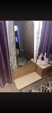 ميز تواليت • خشب بامبو • غرفة نوم