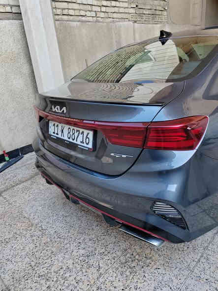 السلام عليكم للبيع  فورتي جيتي تيربو🩶
Kia Forte GT 2024 
موديل ٢٠٢٤
ماشيه  بل٧٠٠٠ ميل تقريبًا جديدة جداََ
كير Dct دبل كلج 7نمر 
مكينه 1.6 تيربو  201hp
رقم بغداد تحويل ثاني يوم  
حادثه بس بارد فقط بدون صبغ 
والصور الحادث مرفقه
مواصفات GT معروفه فول1/1 اعلى واخر شي بل فورتي  
فتحة سقف (سلايد)
بصمه وتشغيل عن بعد 
شاحن وايرلس 
اشاير مري 
شفتات ستيرن 
رادار جانبي
رادار امامي 
رادار تحديد مسار 
اوتو هولد
ايقاف ذاتي 
مثبت سرعه 
مانع انزلاق 
تبريد قطعتين 
شاشة جبيره 9انج 
كشنات جلد  
اناره داخليه بل أبواب وبل دشبول علامه الGT الوان عديده
هاند بريك كهرباء
تدفئة وتبريد كشنات
 سستم صوت 🔉harman kardon
تبريد بيانو +مناخ منفصل
تشغيل عن بعد
كزوز صوت بلادي رياضي 
السعر ١٨٥ 
للاستفسار الاتصال على الرقم 
***********
