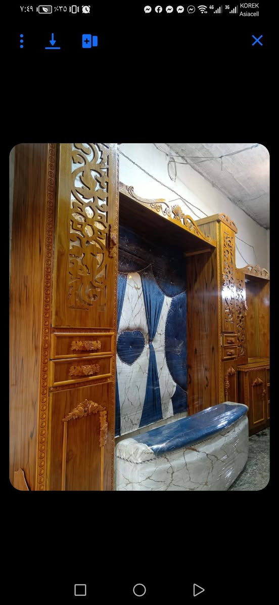 للبيع غرفه 5 ابواب ملحق فصال ابراج نقش زان 
شغل درجه اوله صاج 5 ملم صبغ حراريا 
سعر مناسب جد بس750 مع النقل ولشد داخل الموصل


**إذا كنت صاحب هذا الإعلان وتريد حذفه لأي سبب، رجاءا أرسل رسالة إلى الدعم الفني**