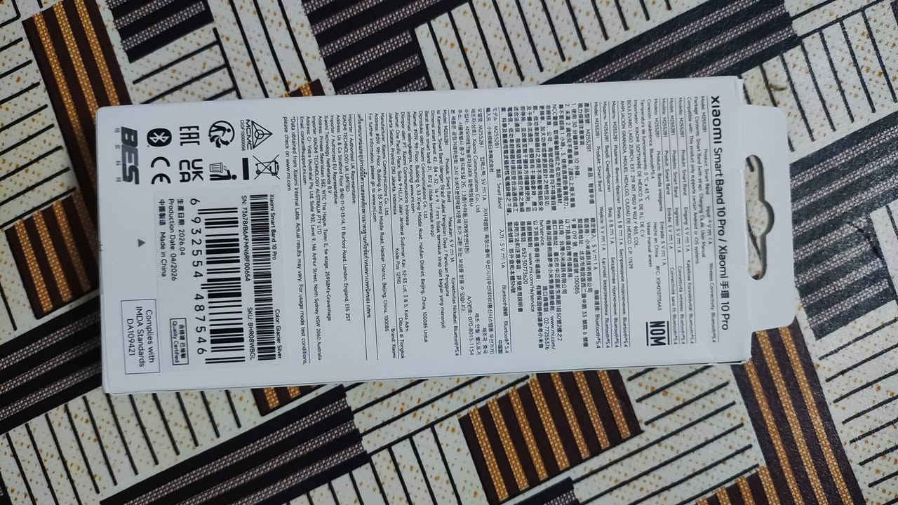 السلام عليكم جميعا
xiaomi Smart Band 10 Pro

 ساعة شاومي الجيل العاشر لون فضي جليدي  
 بطارية 100 %
 نظافة 100% 
جديد كارتون ما مفتوحة 
السعر أول تعليق


**إذا كنت صاحب هذا الإعلان وتريد حذفه لأي سبب، رجاءا أرسل رسالة إلى الدعم الفني**